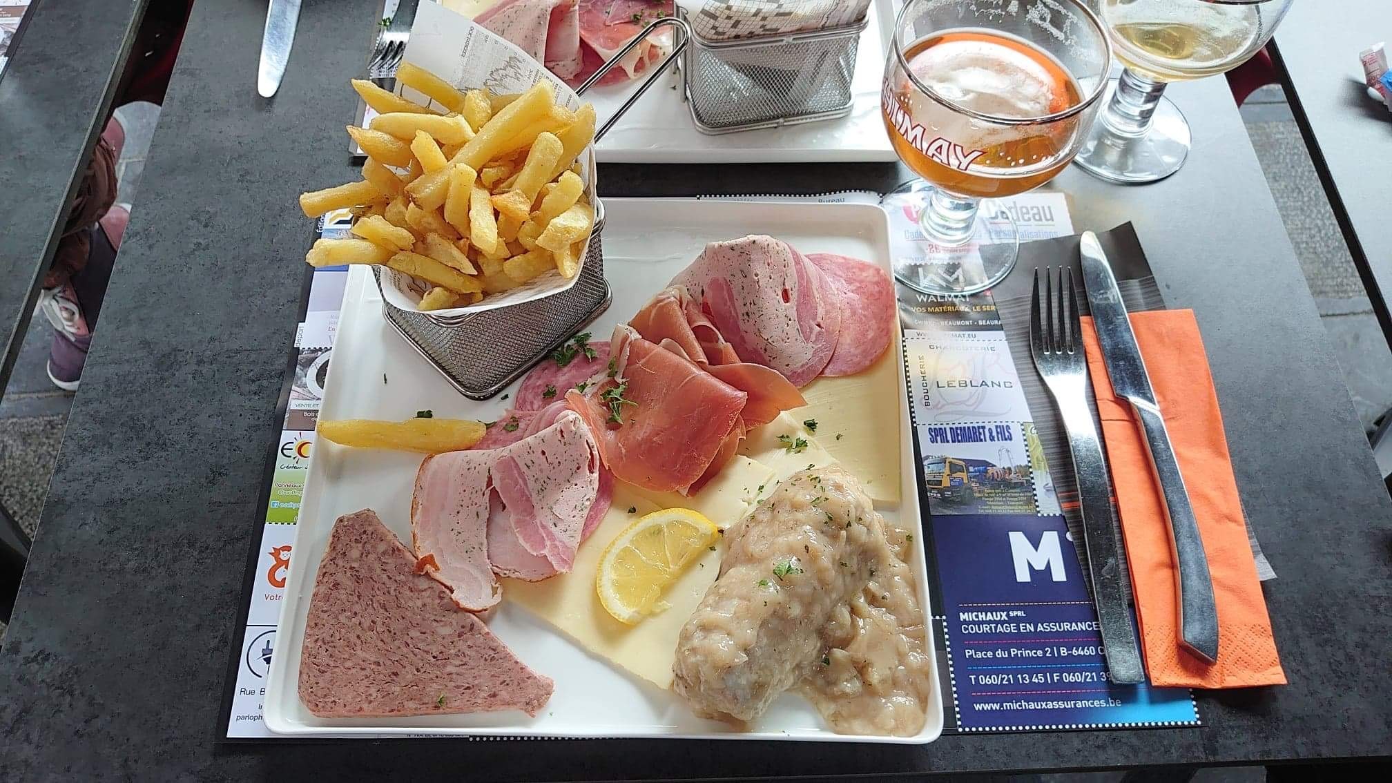 L’assiette Ardennaise...