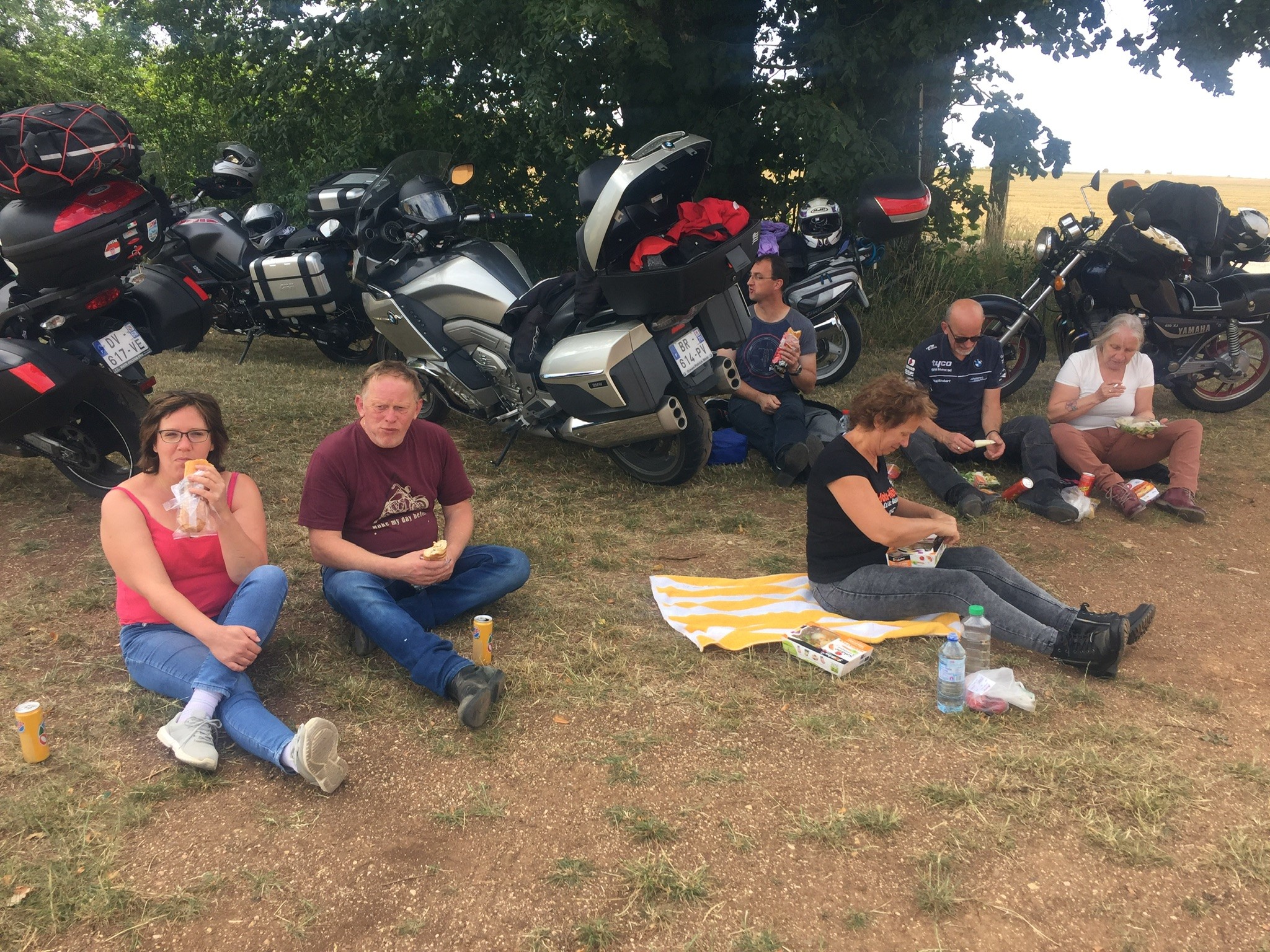 Pause picnic du retour