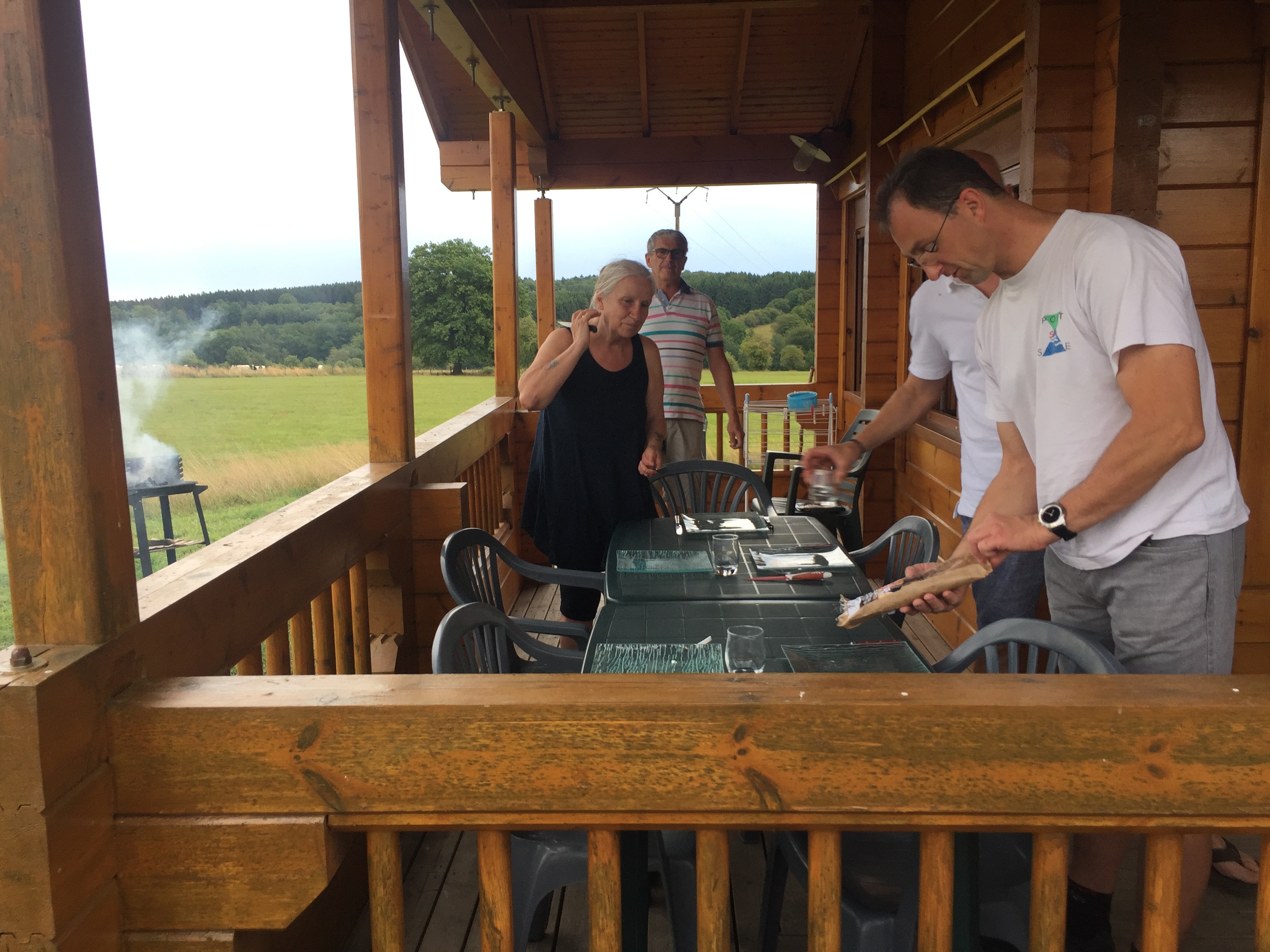 Barbecue en gîte...