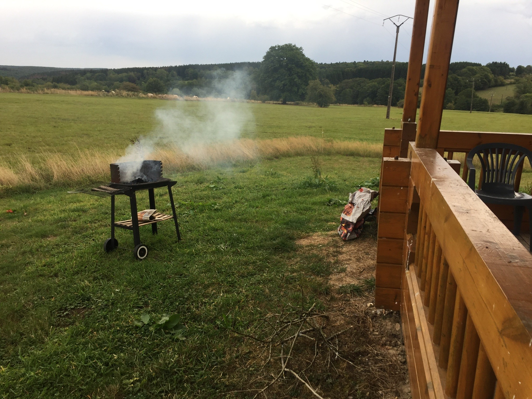 Barbecue au gîte